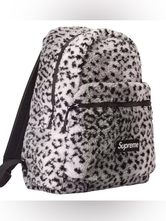 Supreme Handbags - Supreme White Leopard Backpack OS